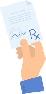Hand with Prescription